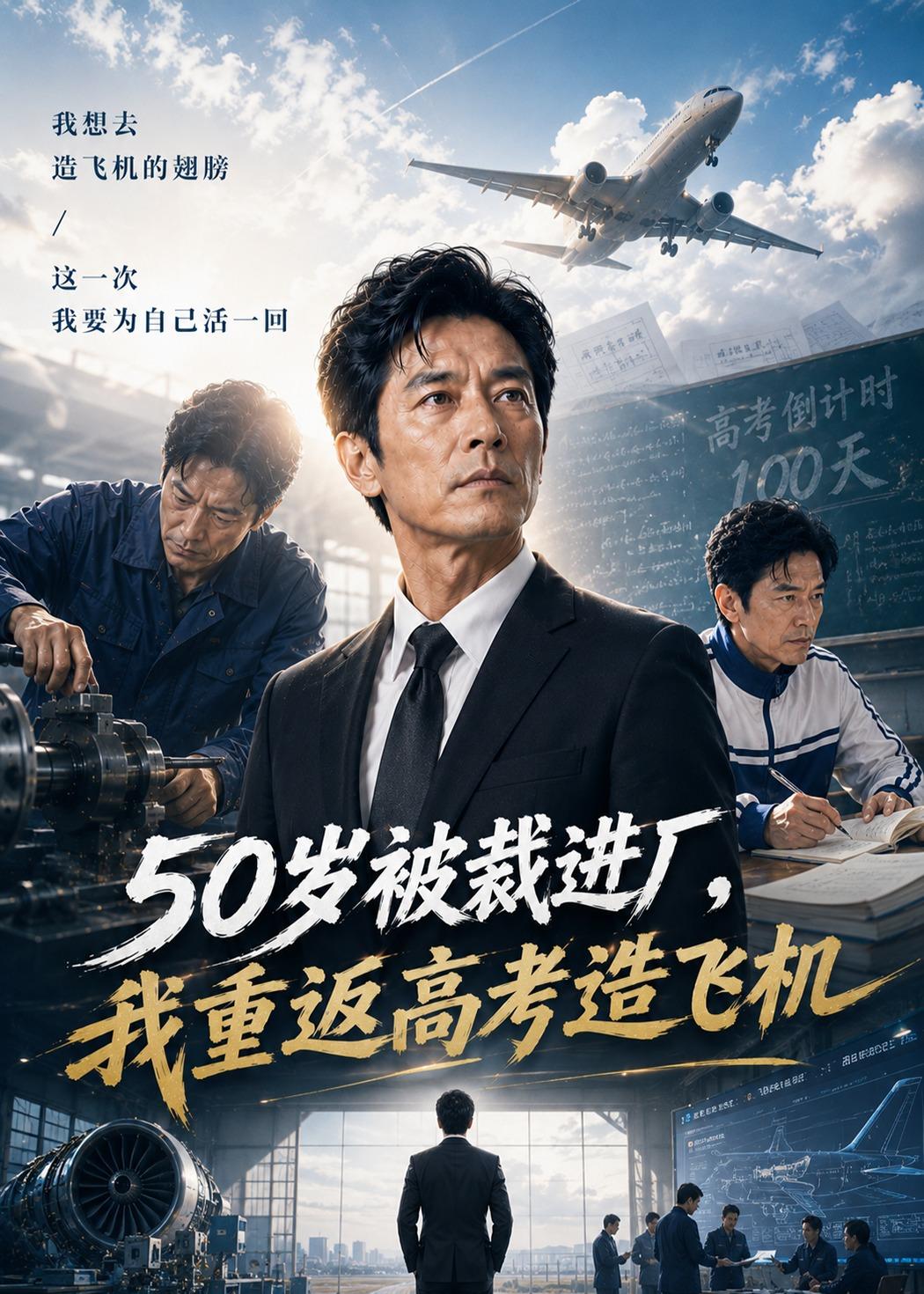 50岁被裁进厂，我重返高考造飞机（54集）