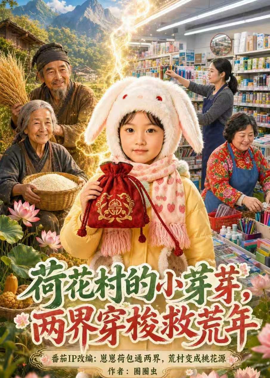 荷花村的小芽芽，两界穿梭救荒年（60集）
