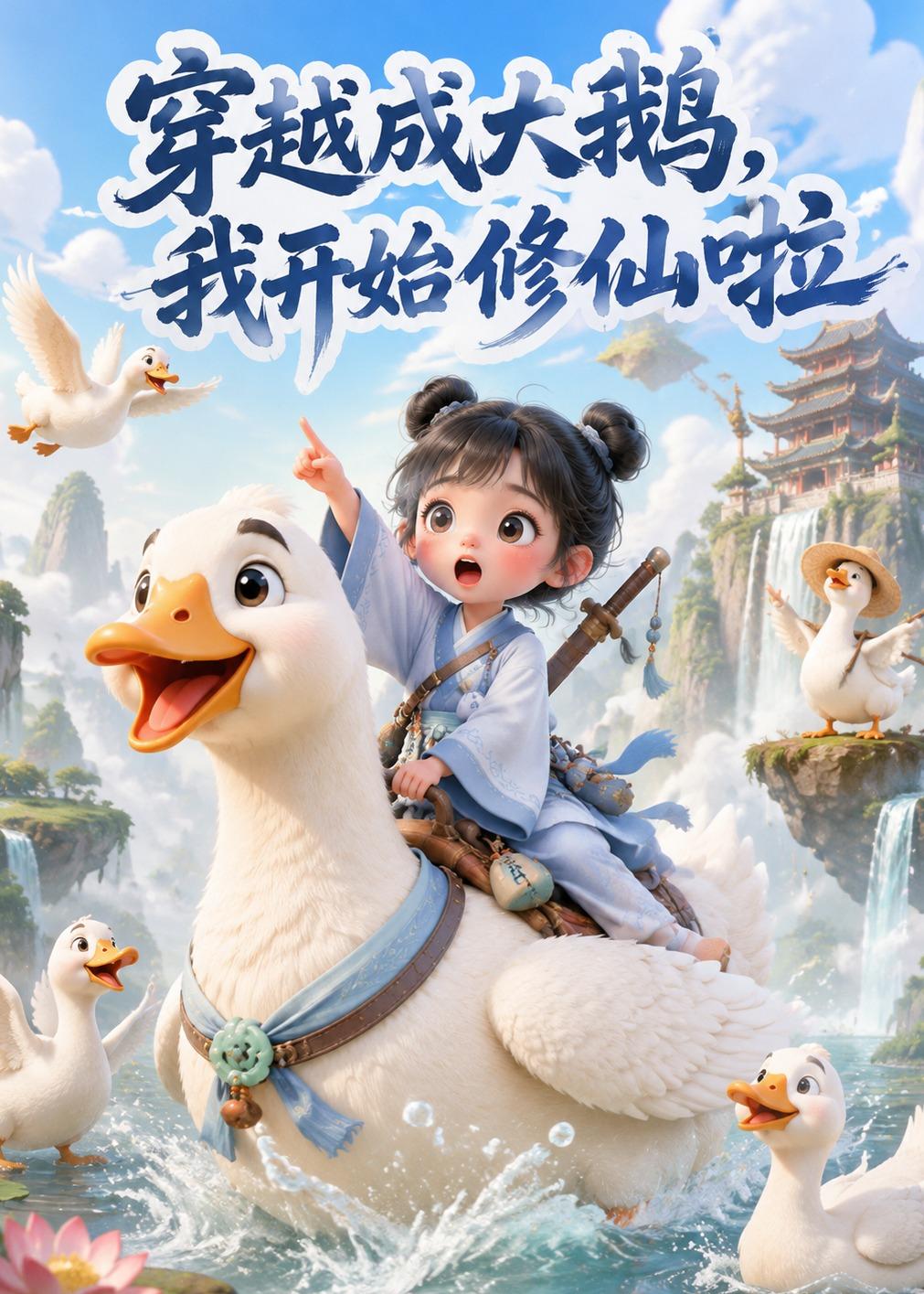 穿越成大鹅，我开始修仙啦（90集）