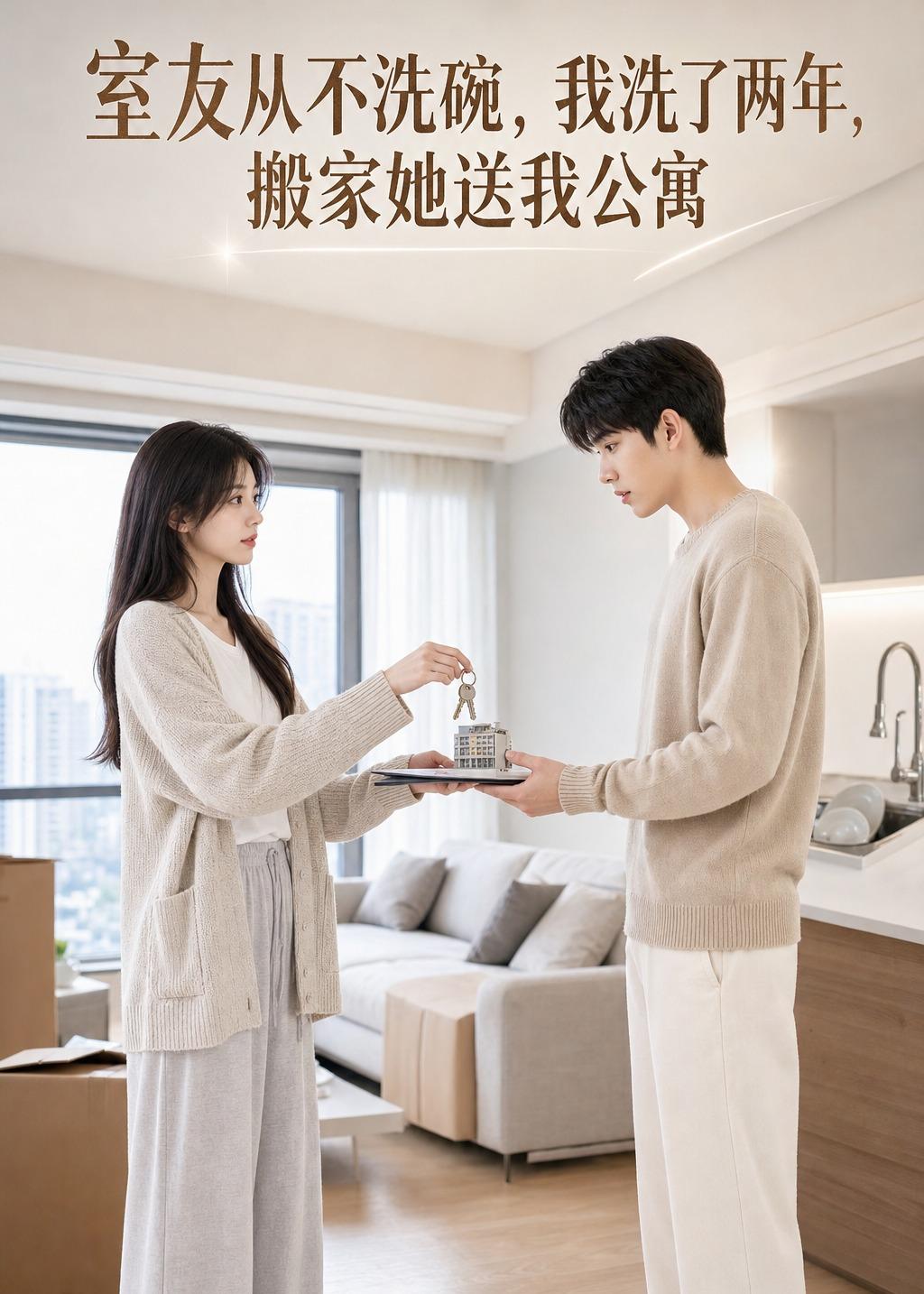 室友从不洗碗，我洗了两年，搬家她送我公寓（47集）